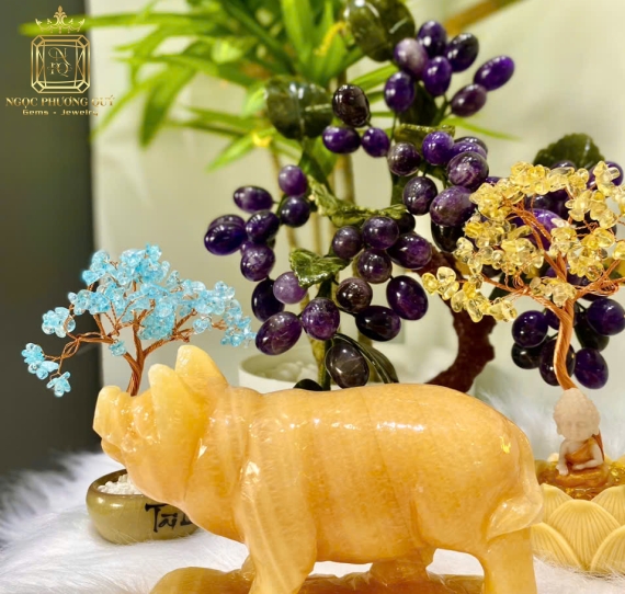 Tượng Phong Thuỷ Tuổi Hợi Hút Lộc, Tăng Duyên, Cao 15cm NHL