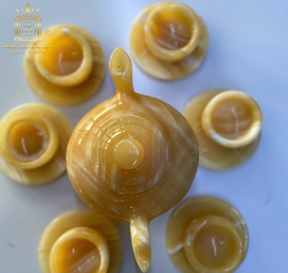 Bộ ấm trà ngọc hoàng long 