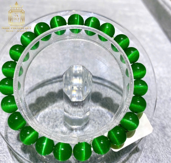 Vòng chuỗi mắt mèo Opal