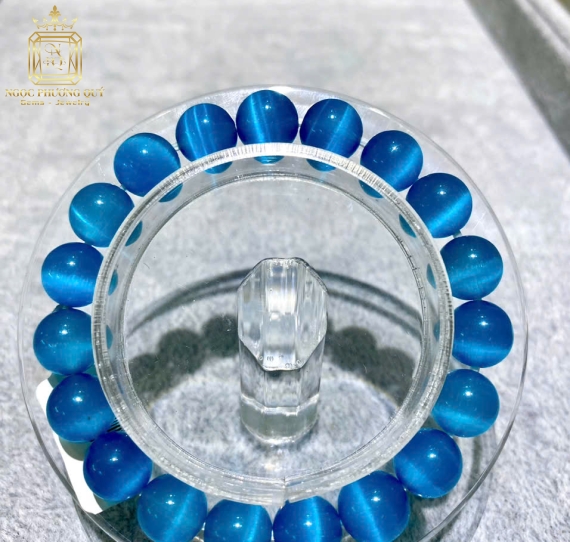 Vòng chuỗi mắt mèo Opal