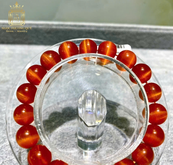 Vòng chuỗi mắt mèo Opal