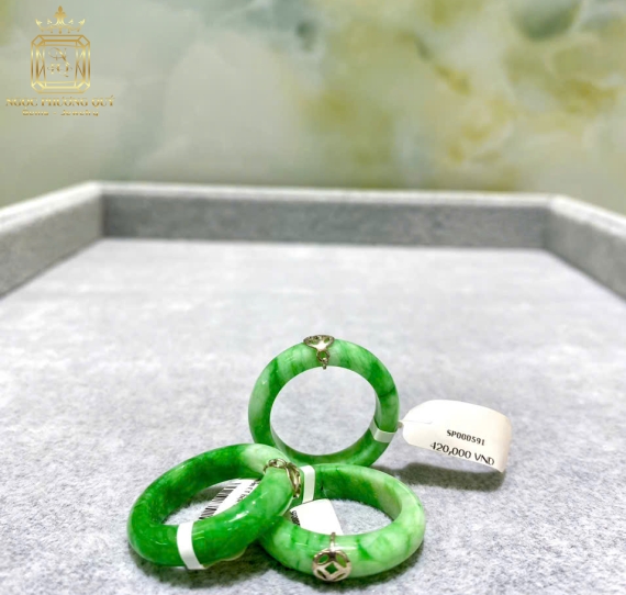 Nhẫn đá mix bạc