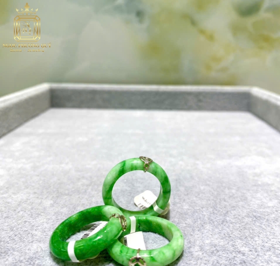 Nhẫn đá mix bạc