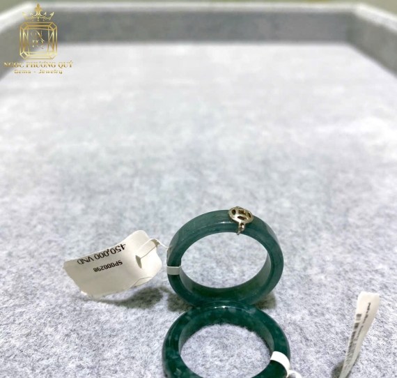 Nhẫn đá mix bạc