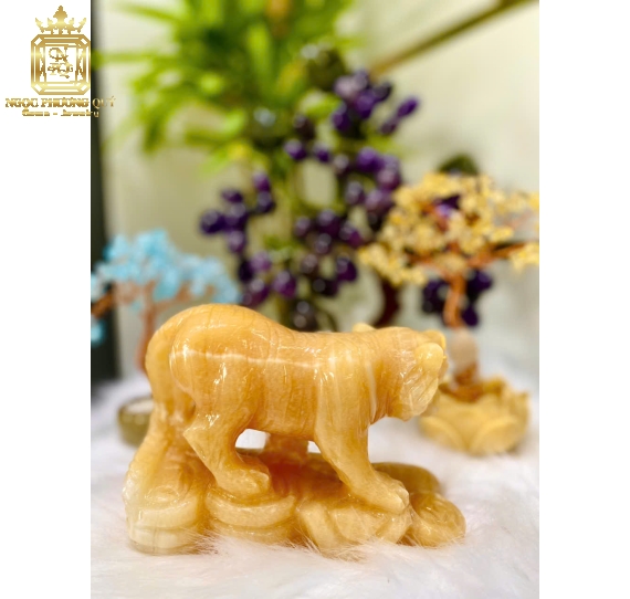 Tượng Phong Thuỷ Tuổi Dần Hút Lộc, Tăng Duyên, Cao 15cm NHL