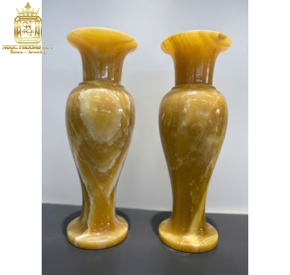 Cặp lục bình Ngọc hoàng long. cao 30cm 