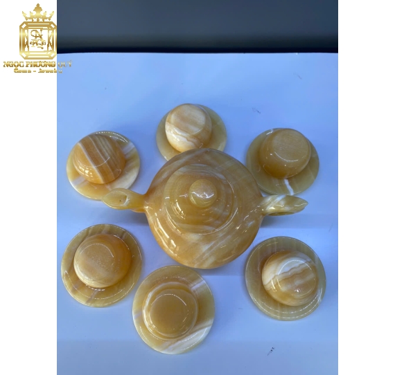 Bộ ấm trà ngọc hoàng long 