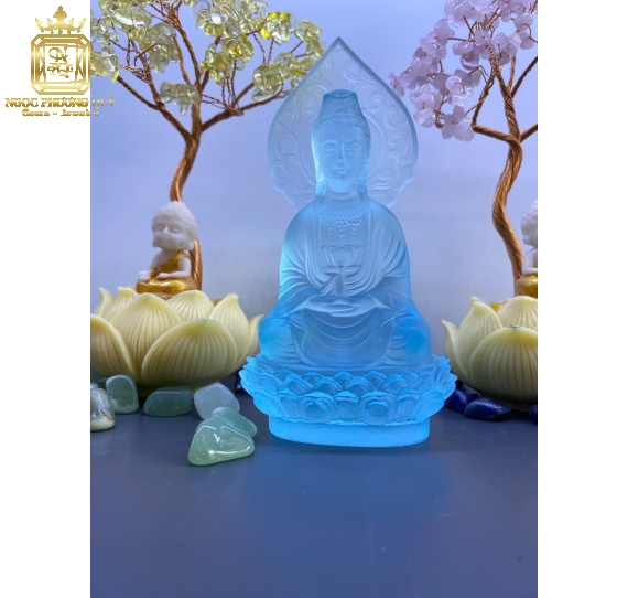 Tượng quan âm.cao 12cm