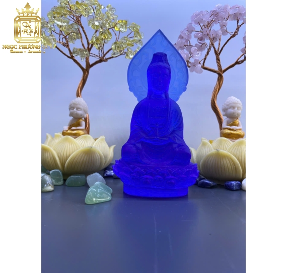 Tượng quan âm.cao 12cm