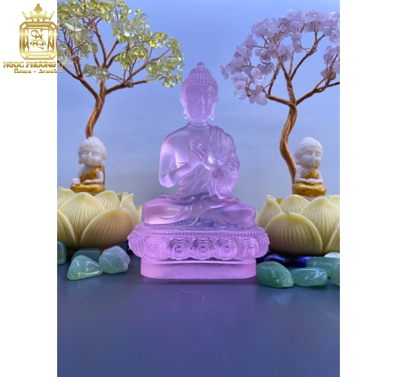 Tượng phật Dược Sư, cao 12cm 