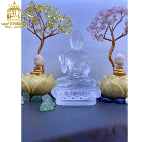 Tượng phật Dược Sư, cao 12cm 