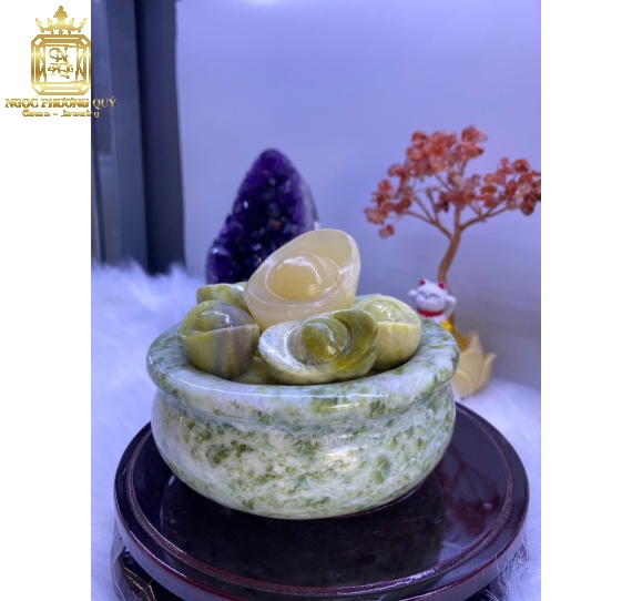 Bát tụ bảo serpentine