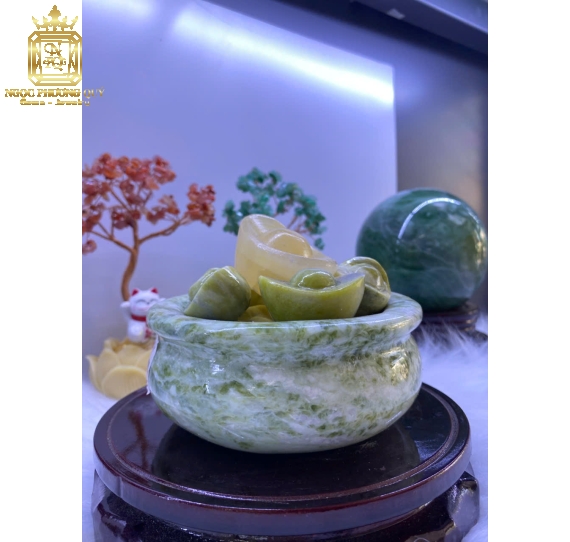 Bát tụ bảo serpentine