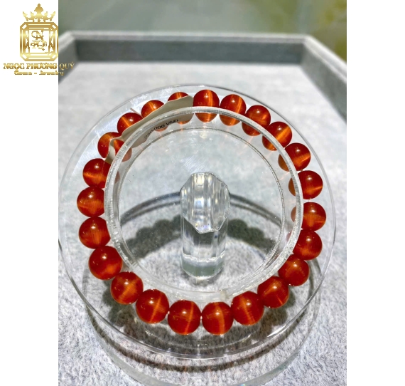 Vòng chuỗi mắt mèo Opal