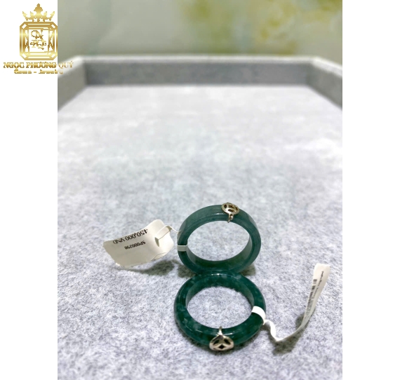 Nhẫn đá mix bạc