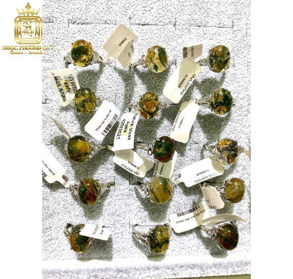 Nhẫn bạc mix đá